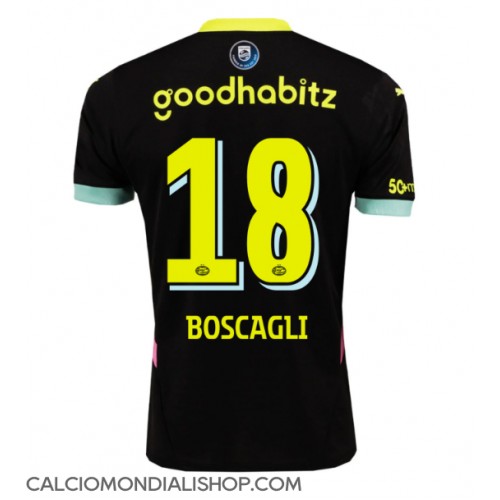 Maglie da calcio PSV Eindhoven Olivier Boscagli #18 Seconda Maglia 2024-25 Manica Corta